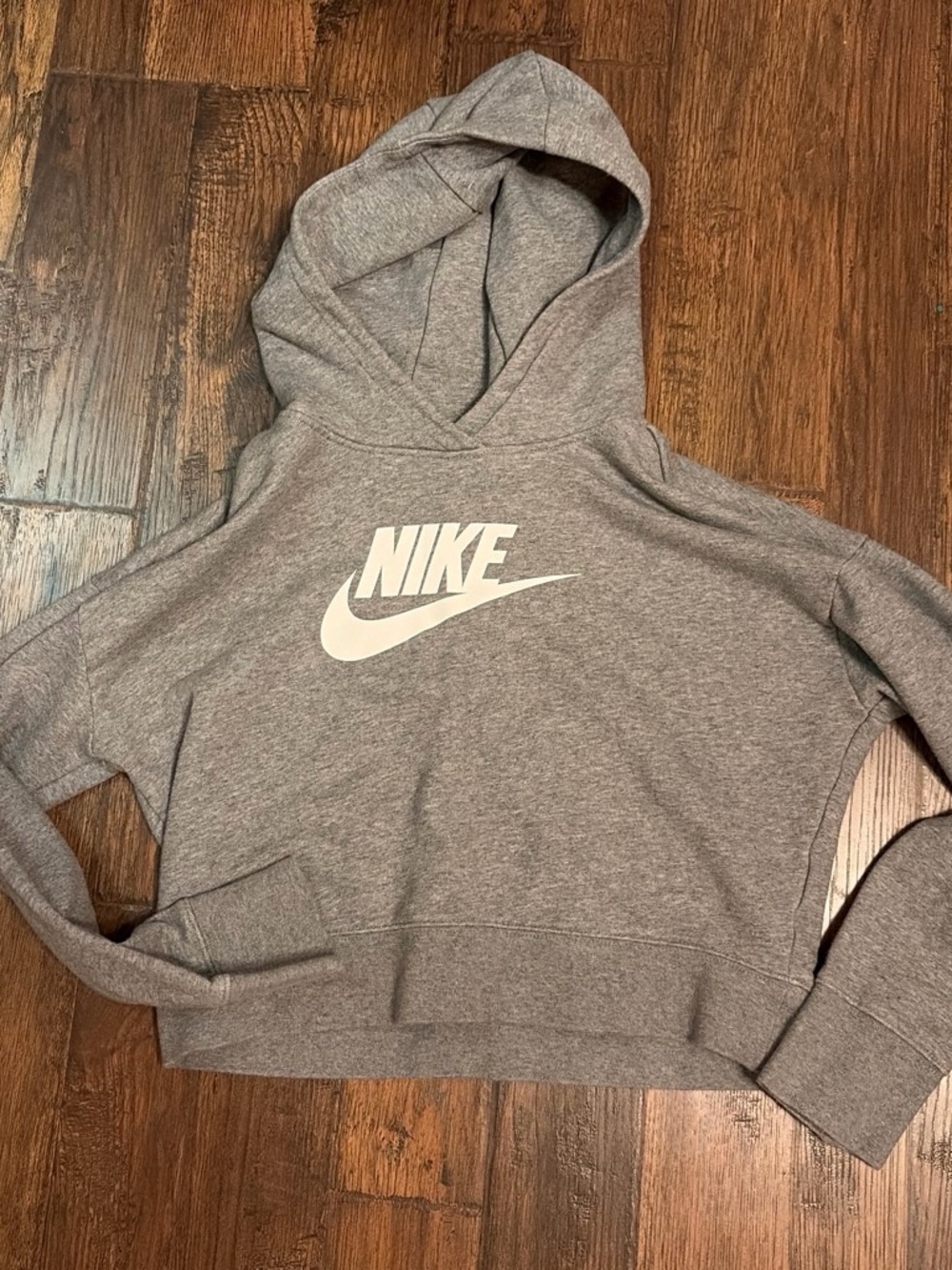 Nike Grey Logo Hoodie